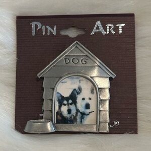 Picture frame dog house pin